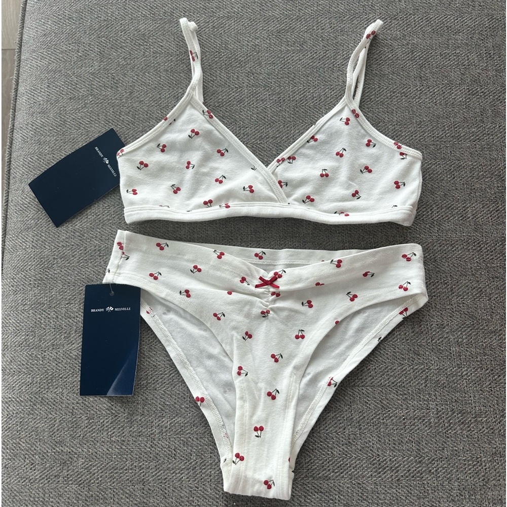 NWT Brandy Melville cherries set